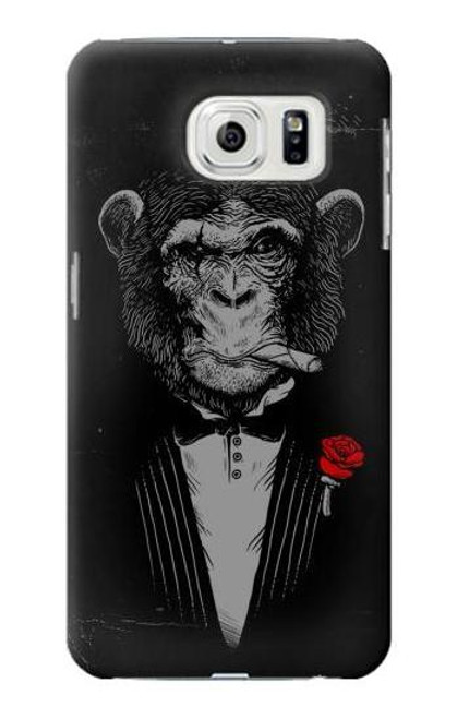 W3167 Funny Monkey God Father Hard Case and Leather Flip Case For Samsung Galaxy S7 Edge