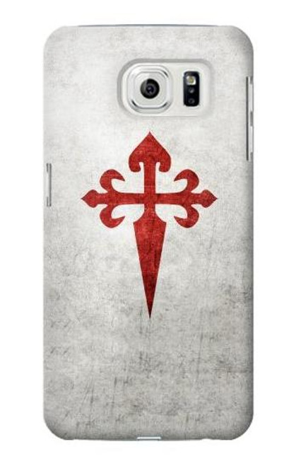 W3200 Order of Santiago Cross of Saint James Hard Case and Leather Flip Case For Samsung Galaxy S7 Edge