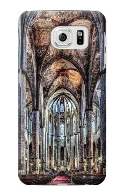 W3210 Santa Maria Del Mar Cathedral Hard Case and Leather Flip Case For Samsung Galaxy S7 Edge