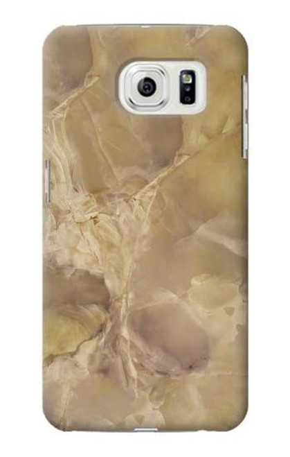 W3240 Yellow Marble Stone Hard Case and Leather Flip Case For Samsung Galaxy S7 Edge