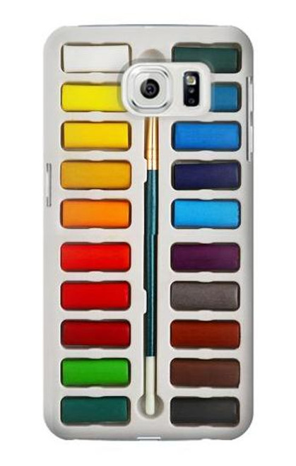 W3243 Watercolor Paint Set Hard Case and Leather Flip Case For Samsung Galaxy S7 Edge