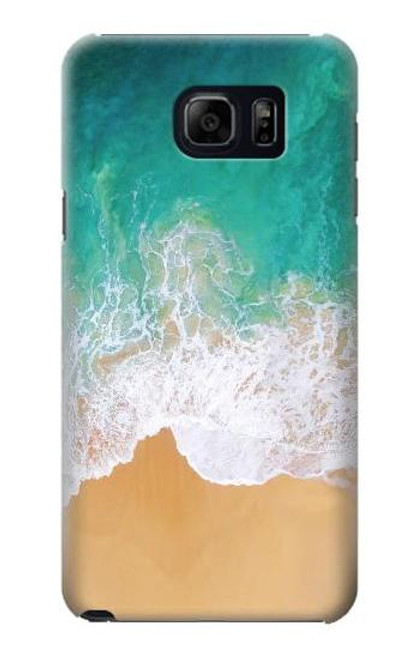 W3150 Sea Beach Hard Case and Leather Flip Case For Samsung Galaxy S6 Edge Plus