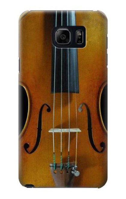 W3234 Violin Hard Case and Leather Flip Case For Samsung Galaxy S6 Edge Plus