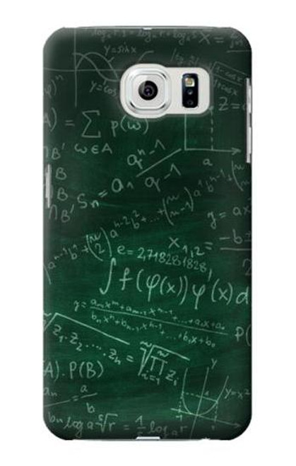 W3190 Math Formula Greenboard Hard Case and Leather Flip Case For Samsung Galaxy S6 Edge