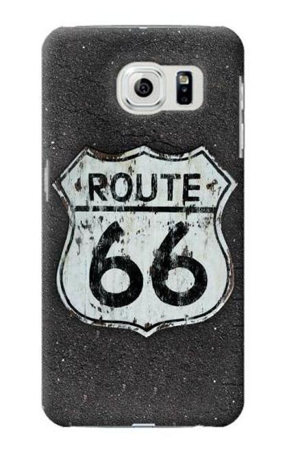 W3207 Route 66 Sign Hard Case and Leather Flip Case For Samsung Galaxy S6 Edge