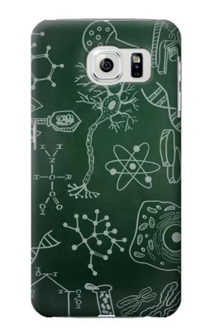W3211 Science Green Board Hard Case and Leather Flip Case For Samsung Galaxy S6 Edge