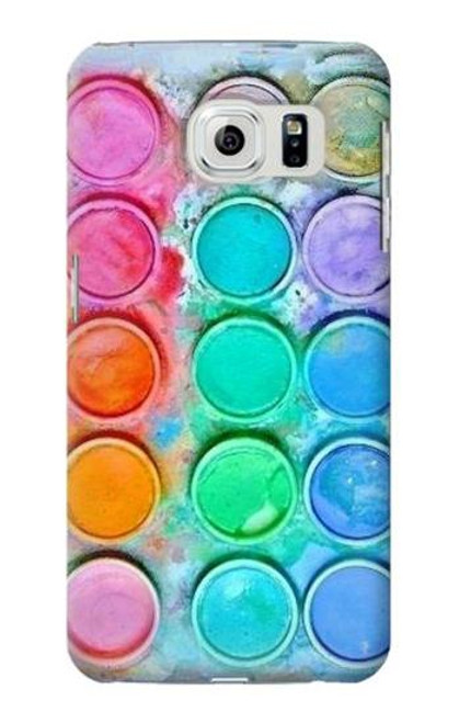 W3235 Watercolor Mixing Hard Case and Leather Flip Case For Samsung Galaxy S6 Edge