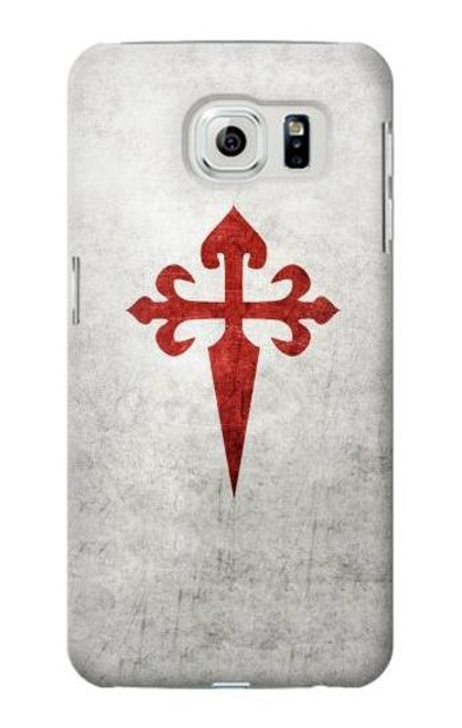 W3200 Order of Santiago Cross of Saint James Hard Case and Leather Flip Case For Samsung Galaxy S6