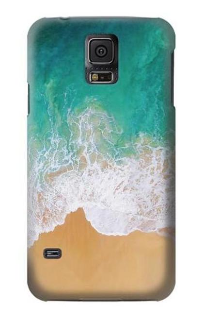 W3150 Sea Beach Hard Case and Leather Flip Case For Samsung Galaxy S5