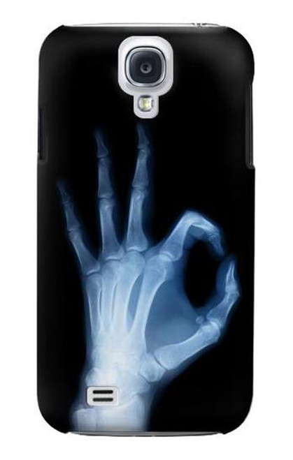 W3239 X-Ray Hand Sign OK Hard Case and Leather Flip Case For Samsung Galaxy S4