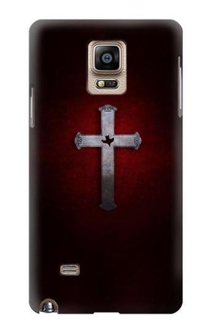 W3160 Christian Cross Hard Case and Leather Flip Case For Samsung Galaxy Note 4