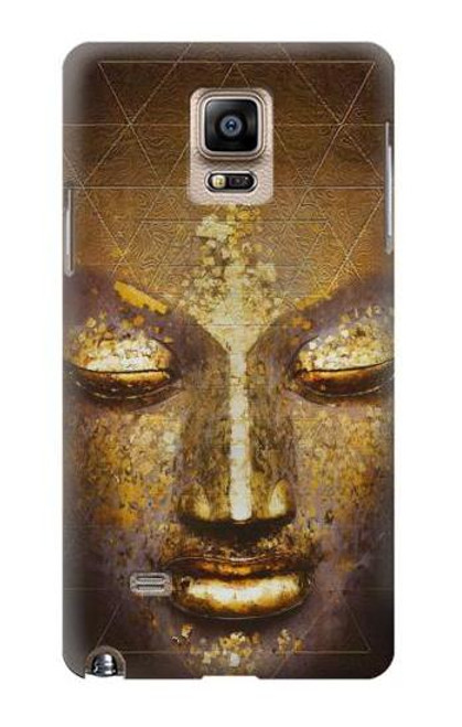 W3189 Magical Yantra Buddha Face Hard Case and Leather Flip Case For Samsung Galaxy Note 4