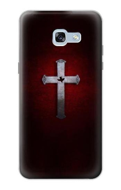 W3160 Christian Cross Hard Case and Leather Flip Case For Samsung Galaxy A5 (2017)