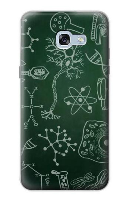 W3211 Science Green Board Hard Case and Leather Flip Case For Samsung Galaxy A5 (2017)