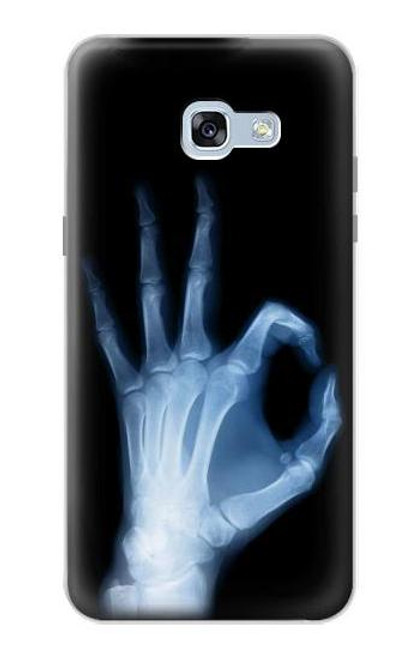 W3239 X-Ray Hand Sign OK Hard Case and Leather Flip Case For Samsung Galaxy A5 (2017)