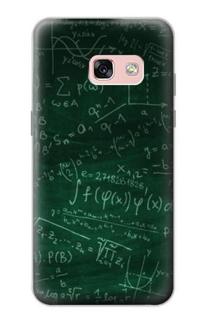 W3190 Math Formula Greenboard Hard Case and Leather Flip Case For Samsung Galaxy A3 (2017)