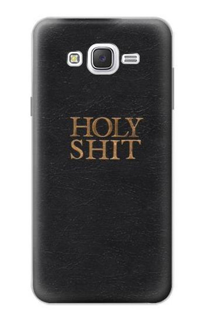 W3166 Funny Holy Shit Hard Case and Leather Flip Case For Samsung Galaxy J7