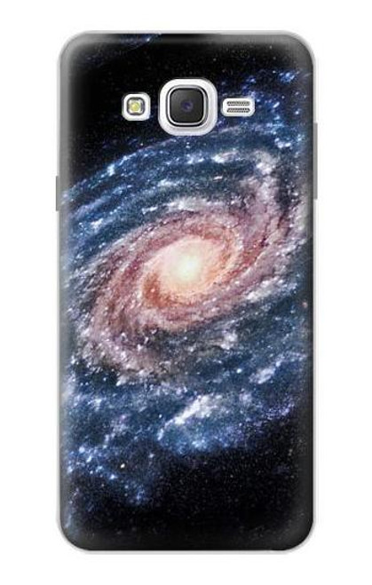 W3192 Milky Way Galaxy Hard Case and Leather Flip Case For Samsung Galaxy J7