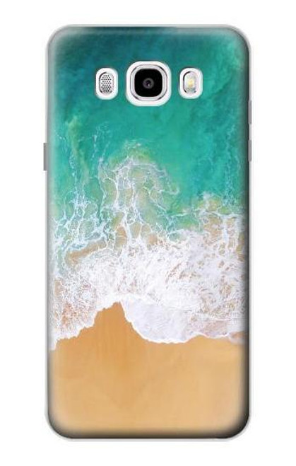 W3150 Sea Beach Hard Case and Leather Flip Case For Samsung Galaxy J5 (2016)