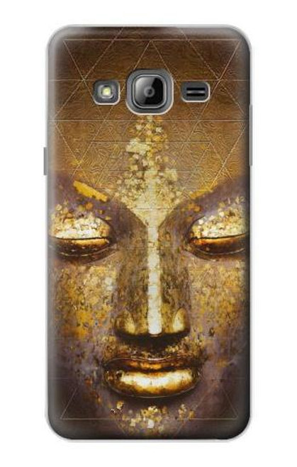 W3189 Magical Yantra Buddha Face Hard Case and Leather Flip Case For Samsung Galaxy J3 (2016)