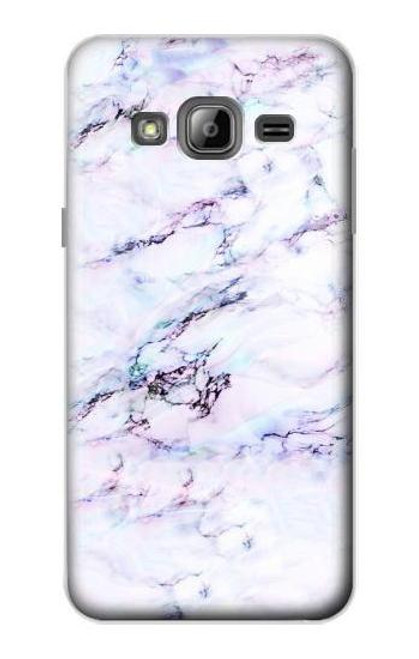 W3215 Seamless Pink Marble Hard Case and Leather Flip Case For Samsung Galaxy J3 (2016)
