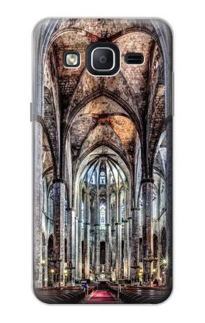 W3210 Santa Maria Del Mar Cathedral Hard Case and Leather Flip Case For Samsung Galaxy On5