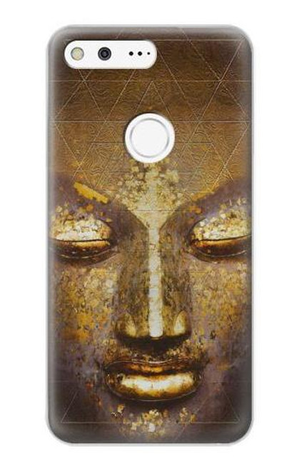 W3189 Magical Yantra Buddha Face Hard Case and Leather Flip Case For Google Pixel XL