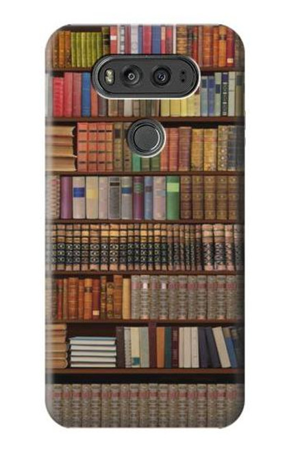 W3154 Bookshelf Hard Case and Leather Flip Case For LG V20