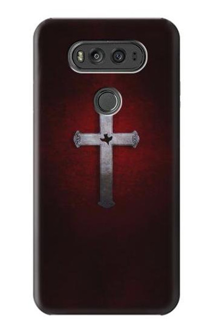 W3160 Christian Cross Hard Case and Leather Flip Case For LG V20