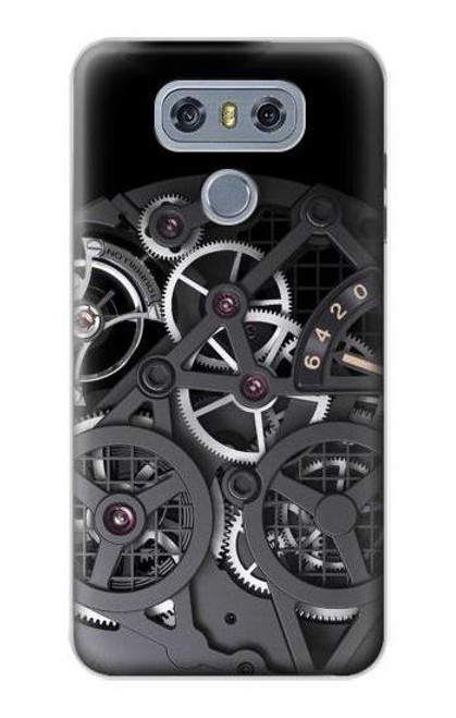 W3176 Inside Watch Black Hard Case and Leather Flip Case For LG G6