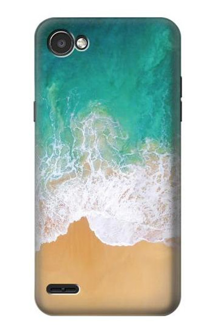 W3150 Sea Beach Hard Case and Leather Flip Case For LG Q6