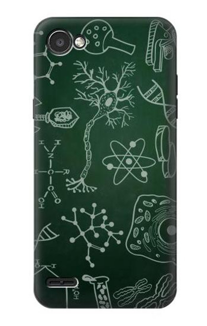 W3211 Science Green Board Hard Case and Leather Flip Case For LG Q6