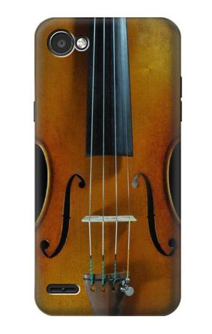 W3234 Violin Hard Case and Leather Flip Case For LG Q6