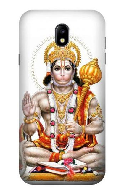 W3186 Lord Hanuman Chalisa Hindi Hindu Hard Case and Leather Flip Case For Samsung Galaxy J7 (2017) EU Version