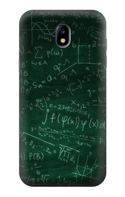 W3190 Math Formula Greenboard Hard Case and Leather Flip Case For Samsung Galaxy J5 (2017) EU Version