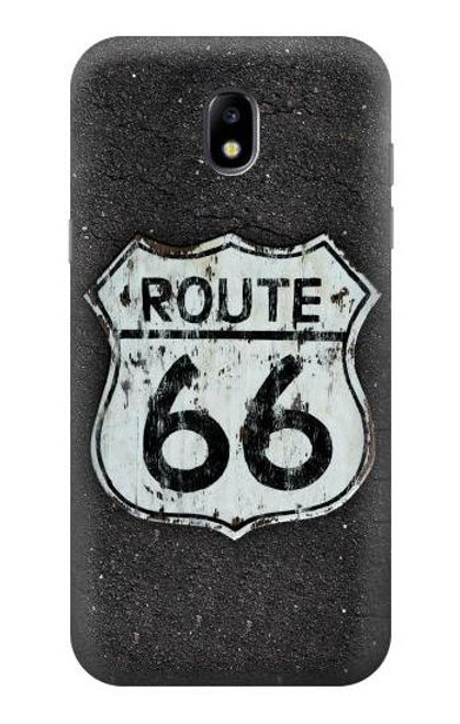 W3207 Route 66 Sign Hard Case and Leather Flip Case For Samsung Galaxy J5 (2017) EU Version