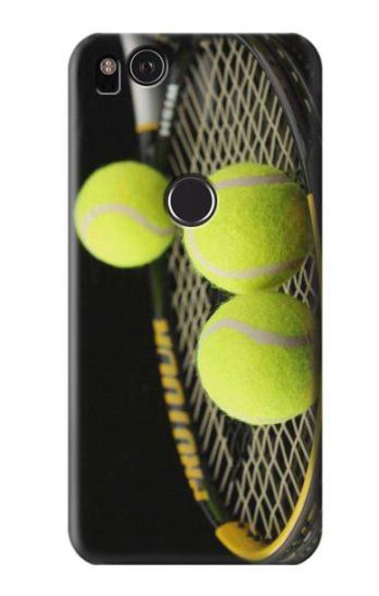 W0072 Tennis Hard Case and Leather Flip Case For Google Pixel 2 XL