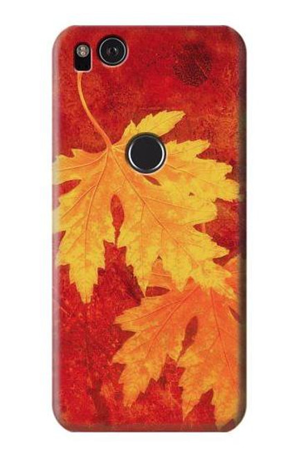 W0479 Maple Leaf Hard Case and Leather Flip Case For Google Pixel 2 XL