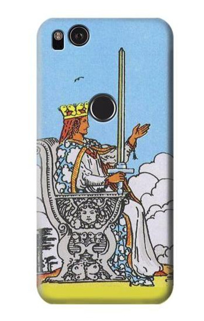 W3068 Tarot Card Queen of Swords Hard Case and Leather Flip Case For Google Pixel 2 XL