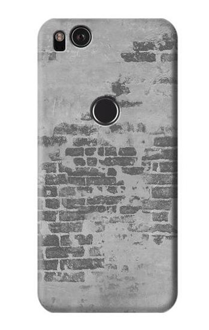 W3093 Old Brick Wall Hard Case and Leather Flip Case For Google Pixel 2 XL