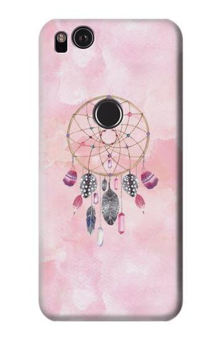 W3094 Dreamcatcher Watercolor Painting Hard Case and Leather Flip Case For Google Pixel 2 XL