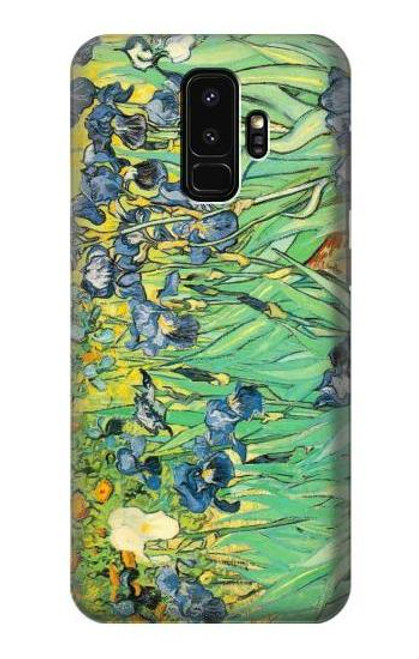 W0210 Van Gogh Irises Hard Case and Leather Flip Case For Samsung Galaxy S9 Plus