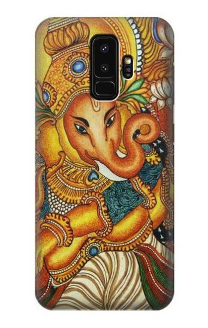 W0440 Hindu God Ganesha Hard Case and Leather Flip Case For Samsung Galaxy S9 Plus