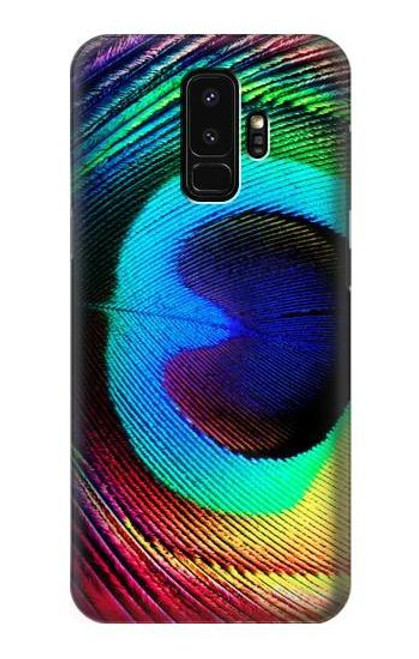 W0511 Peacock Hard Case and Leather Flip Case For Samsung Galaxy S9 Plus