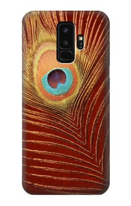 W0512 Peacock Hard Case and Leather Flip Case For Samsung Galaxy S9 Plus