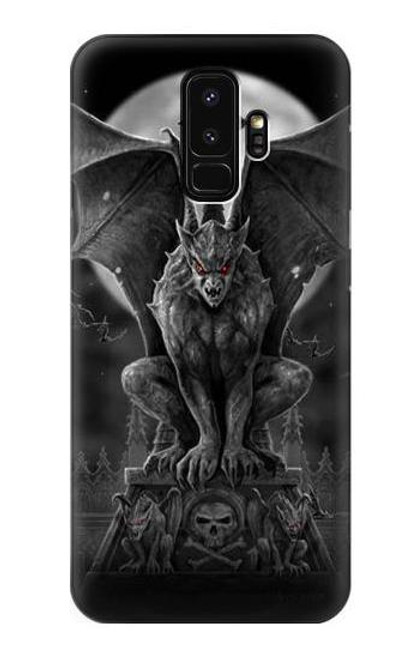 W0850 Gargoyle Devil Demon Hard Case and Leather Flip Case For Samsung Galaxy S9 Plus