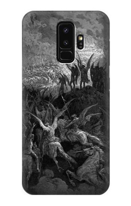 W1026 Gustave Dore Paradise Lost Hard Case and Leather Flip Case For Samsung Galaxy S9 Plus