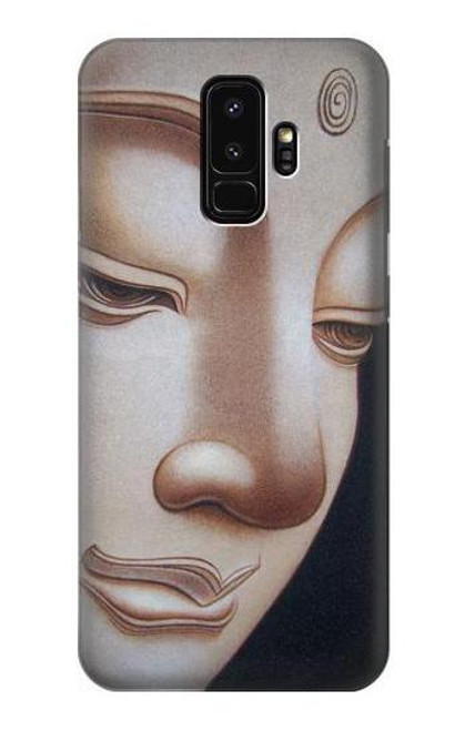 W1255 Buddha Face Hard Case and Leather Flip Case For Samsung Galaxy S9 Plus