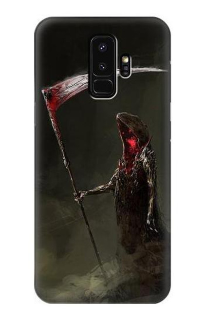 W1319 Grim Reaper Death Scythe Hard Case and Leather Flip Case For Samsung Galaxy S9 Plus