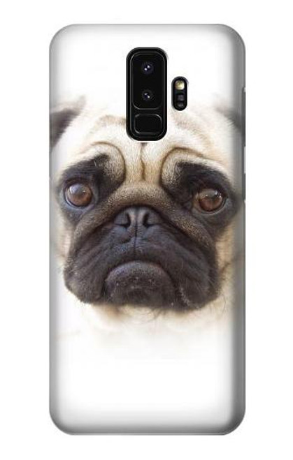 W1852 Pug Dog Hard Case and Leather Flip Case For Samsung Galaxy S9 Plus